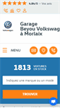 Mobile Screenshot of garage-beyou-morlaix.com